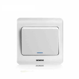 西門子遠(yuǎn)景雅白 一位雙控大蹺板開關(guān) 帶熒光指示